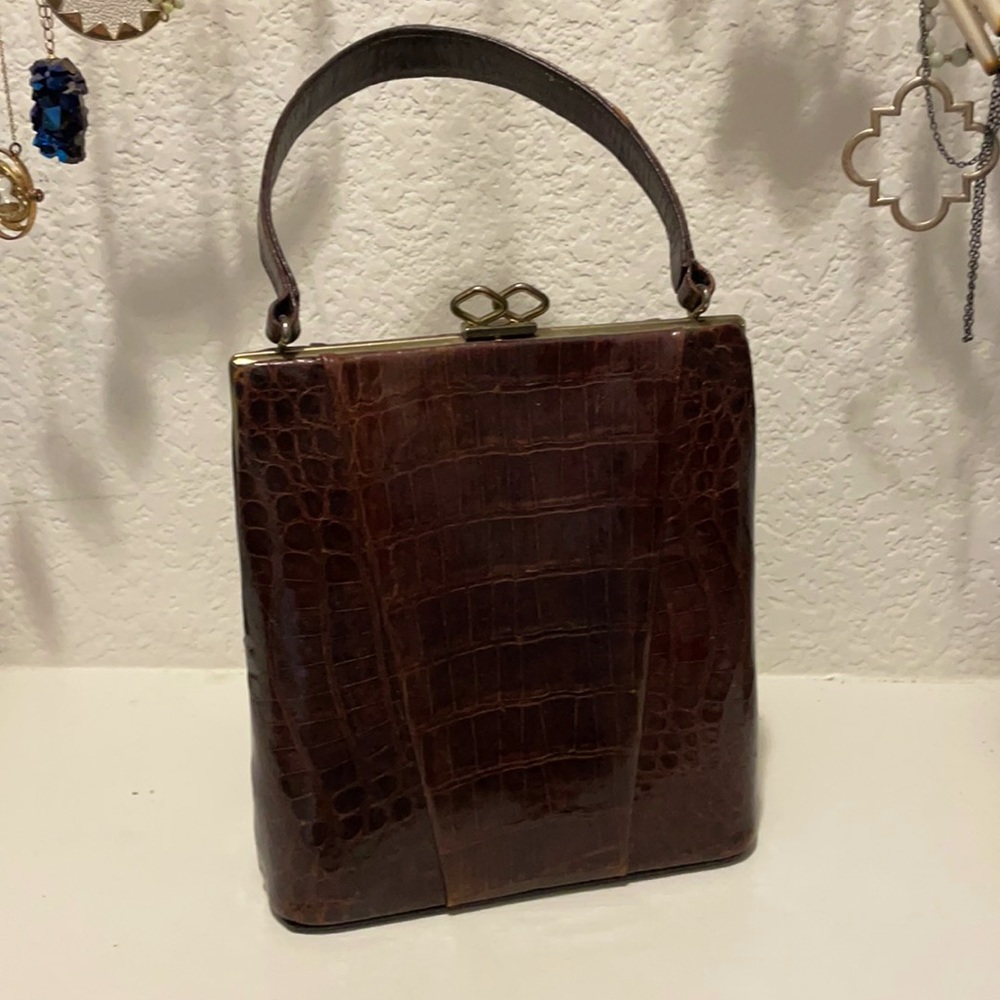 Vintage Escort Alligator Bag